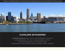 Tablet Screenshot of clevelandskyscrapers.com